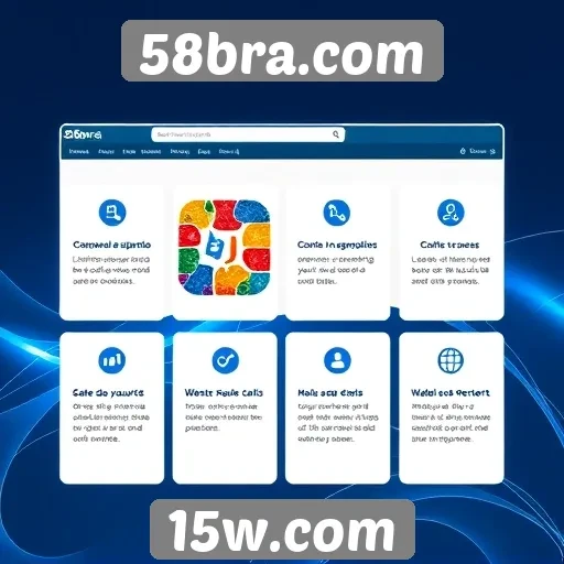 Recursos e funcionalidades disponíveis no 58bra.com